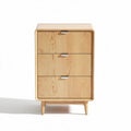 Bamboo nightstand with three drawers for storage 45 x 40 x 60cm
